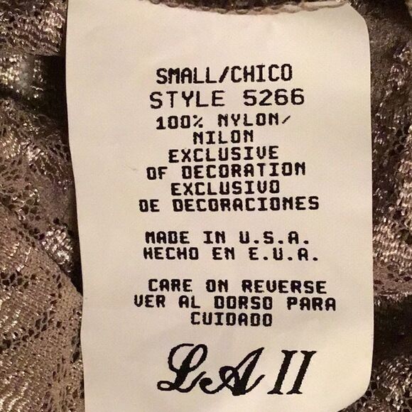 NWT Metallic Gold Lace Sleeveless Camisole Top - Picture 6 of 8